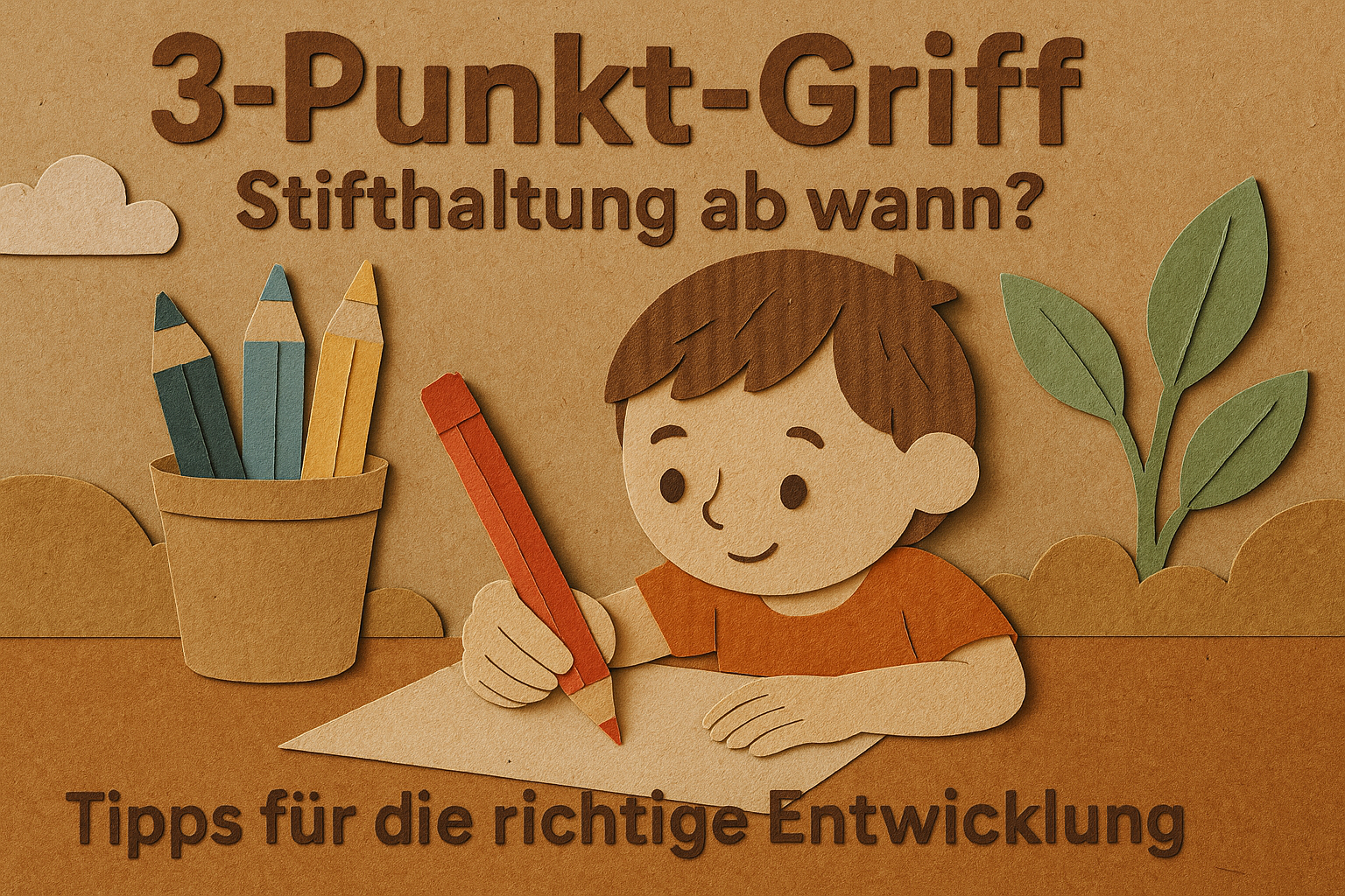 3 Punkt Griff Stifthaltung ab wann? Tipps für die richtige Entwicklung