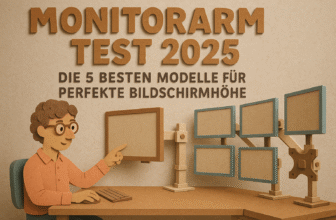 Monitorarm Test 2025: Die 5 besten Modelle für perfekte Bildschirmhöhe