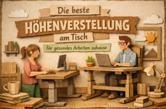 Die beste Höhenverstellung am Tisch für gesundes Arbeiten zuhause