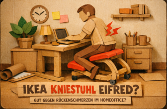 IKEA Kniestuhl EIFRED: Wirklich gut gegen Rückenschmerzen im Homeoffice?
