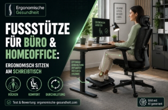 Fußstütze für Büro & Homeoffice: Ergonomisch sitzen am Schreibtisch