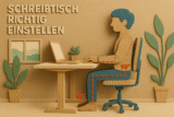 Schreibtisch richtig einstellen: Tipps für eine ergonomische Haltung