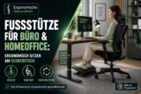 Fußstütze für Büro & Homeoffice: Ergonomisch sitzen am Schreibtisch