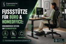 Fußstütze für Büro & Homeoffice: Ergonomisch sitzen am Schreibtisch