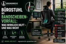 Bürostuhl bei Bandscheibenvorfall: Was wirklich hilft — und was nicht