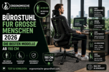 Bürostuhl für große Menschen 2026: Die besten Modelle ab 190 cm
