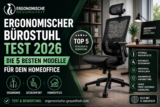 Ergonomischer Bürostuhl Test 2026: Die 5 besten Modelle für dein Homeoffice