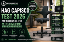 HAG Capisco Test 2026: Der Bürostuhl für aktive Sitzer und Stehschreibtische